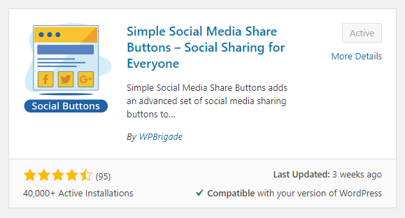 Best social share plugin WordPress free, Greensoft Dhaka