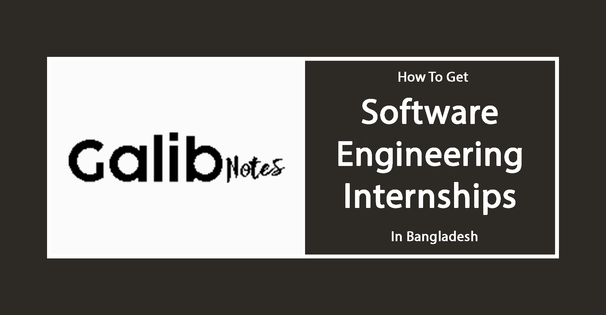 Software Engineering Internship